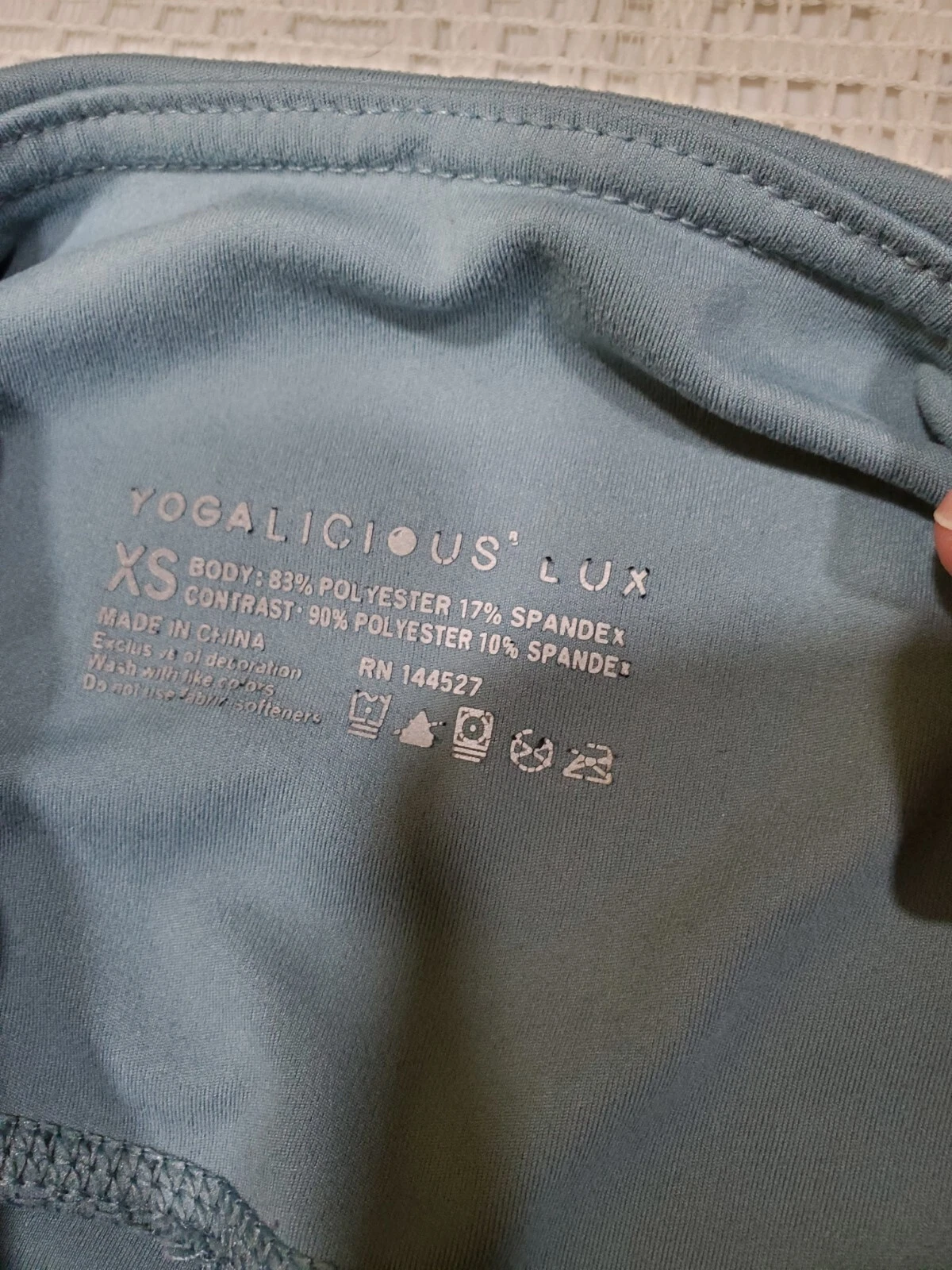 yogalicious high waisted lux ankle leggings