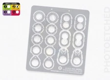 MM2098 - Exhaust Trim Rings #2 - 1:24/1:25