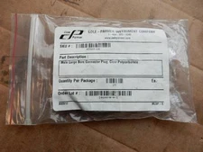 Cole Parmer Male Large Bore Connector Plug clear Poly-carbonate Qty. 25 NEW