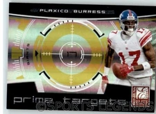 2008 Donruss Elite - Prime Targets Plaxico Burress #PT-14 Gold /800