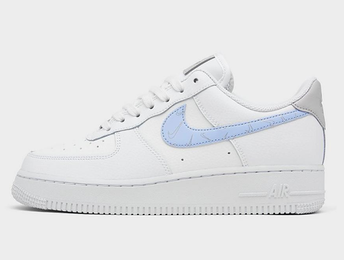 Women's Nike Air Force 1 White Light Marine Sail Metallic DV2237 101 ALL SIZES | eBay