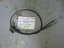 RARE OEM 1975 - 1976 HONDA CB500T ( TWIN ) THROTTLE CABLE ASSEMBLY 17910-375-000