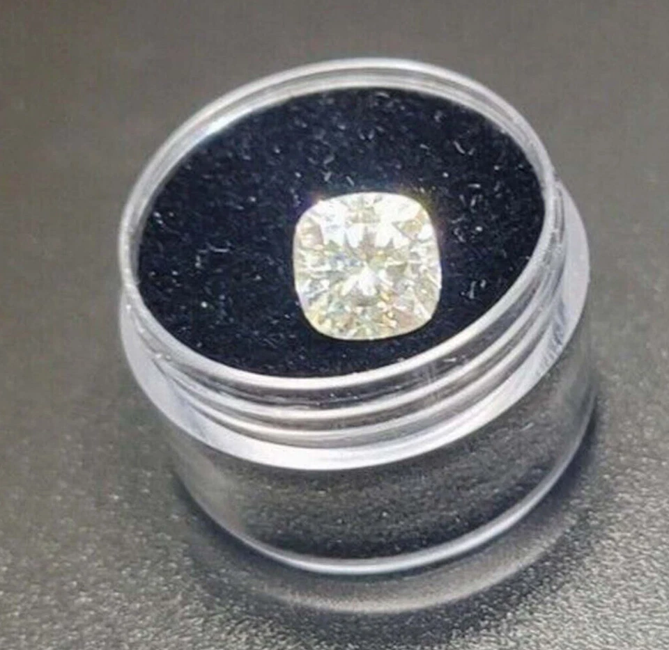 2.3 Ct Lab-Grown CVD Diamond D VVS1 Clarity Cushion Cut EGL Loose Gemstone 5OSN - Image 3 of 4