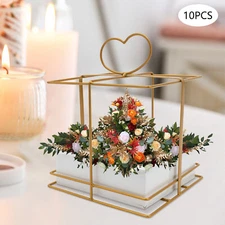 10Pcs Flower Vase Garden Flowers Basket Plants Stand Wedding Venue Party Decor