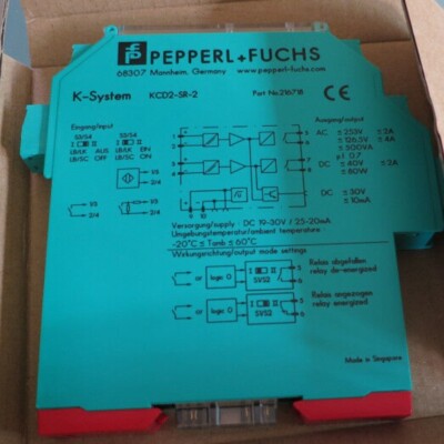 1 PCS Pepperl+Fuchs KCD2-SR-2 signal isolator safety barrier Brand New-216718