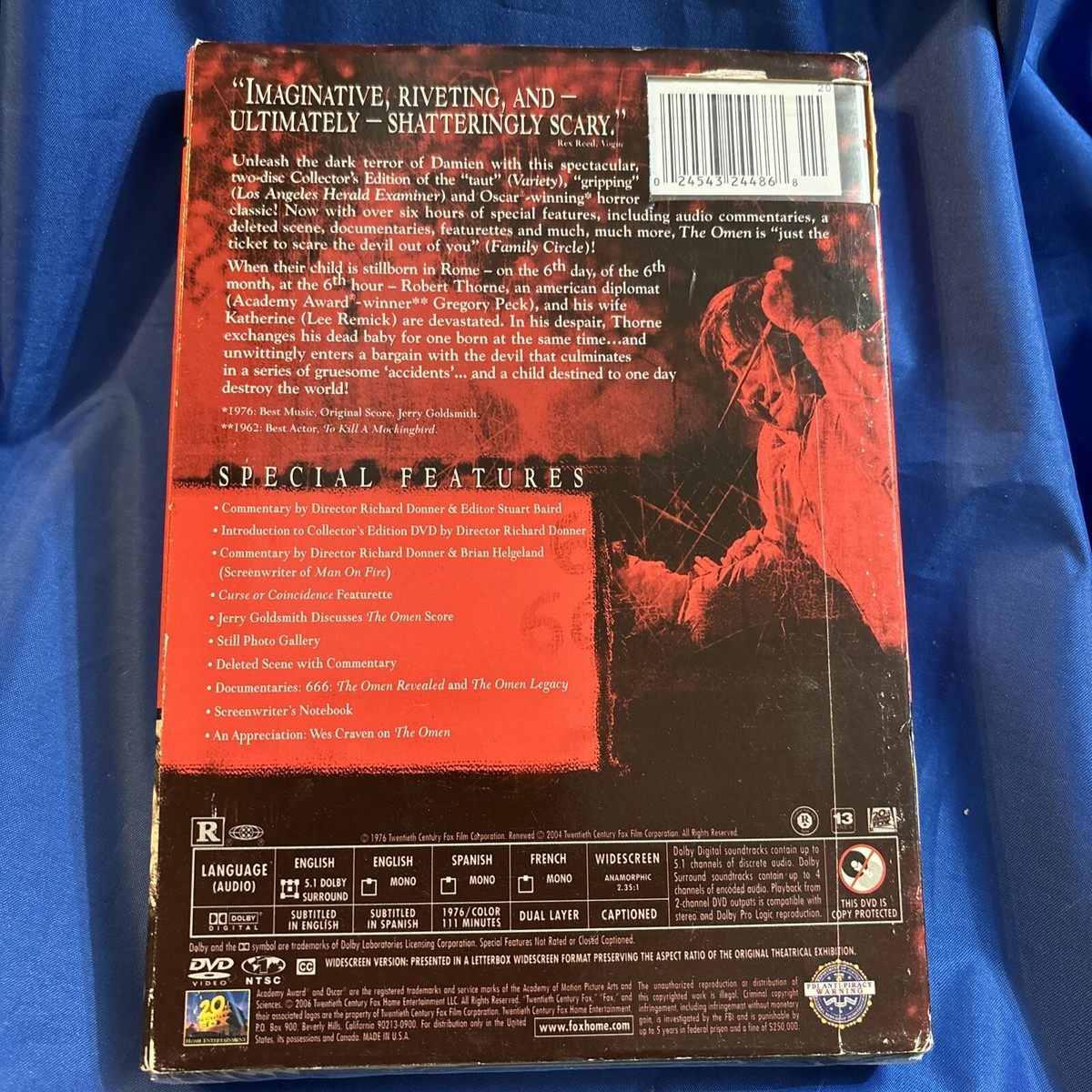 The Omen [Collector's Edition] (DVD, 1976) for sale online UK