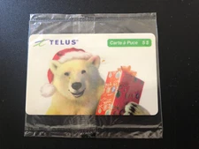 Carte d’appel à puce Telus de 5$ de collection!