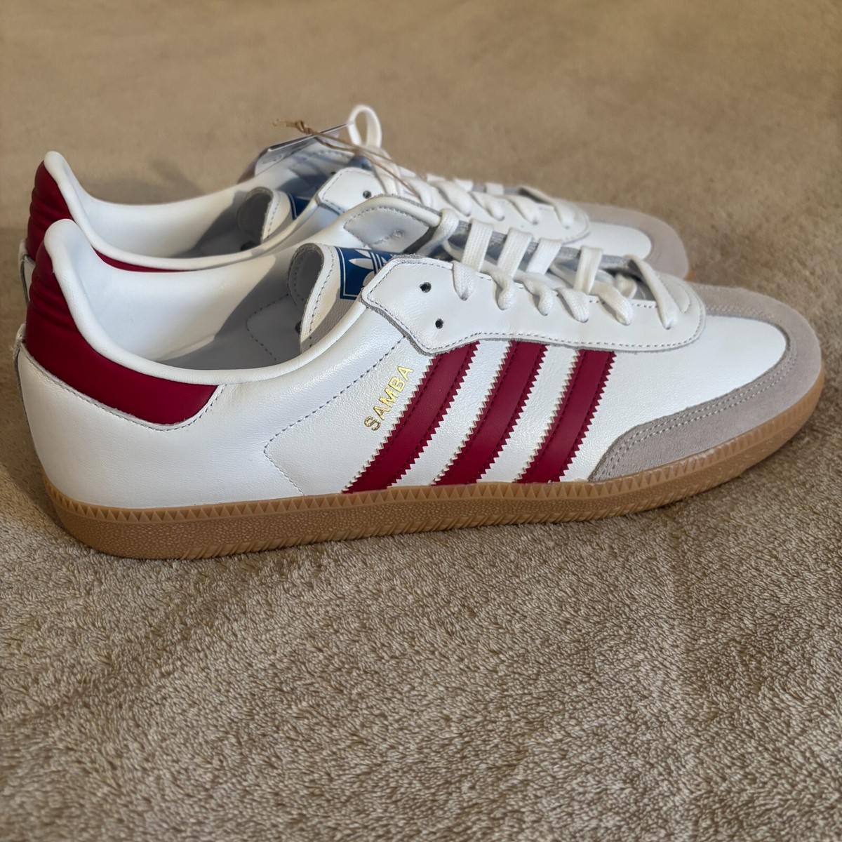 スニーカー ADIDAS ORIGINALS 'Samba OG' sneakers Red Adidas Samba OG Originals Shoes Mens Size 10.5 White/Red