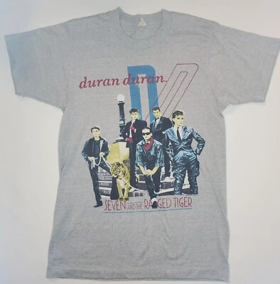 Vintage Duran Duran Seven and the Ragged Tiger 1984 USA Tour T