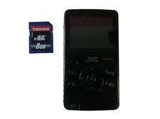 Genuine JVC GC-FM1BU Camera Camcorder with 8GB Memory Card