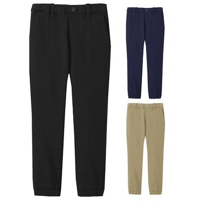 Children & Boys Casual Flat Front School Pants ( ALL SIZES ) NEW Free Shipping