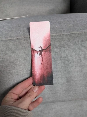 Fantasy Dragon Watercolor Laminated Bookmark - Imagen 1 de 2
