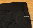 Nike Pro Dri-FIT Women's Training Leggings Athletic Black Sz L Athleisure Gym