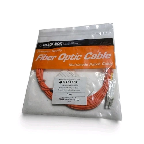 FIBER OPTICAL CABLE EFN110-005M-STLC  Manufactured by BLACK BOX