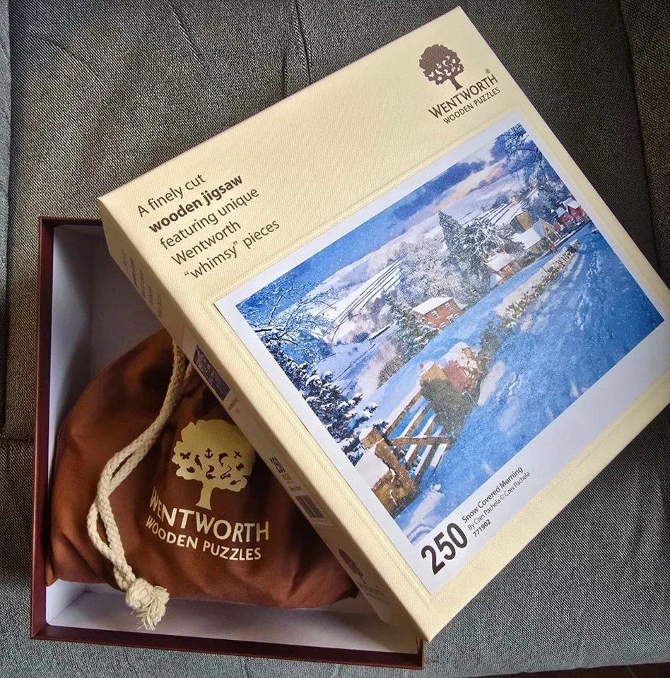 Wentworth wooden jigsaw puzzle 250 pieces - "Snow Covered Morning" - Image 2 of 3