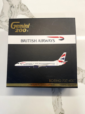 Gemini200 British Airways 737-400 (G2BAW295) (Reg: G-DOCE) (2012)