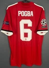 PAUL POGBA MENS FC MANCHESTER UNITED 2017/2018 UEFA SOCCER FOOTBALL SHIRT SIZE L