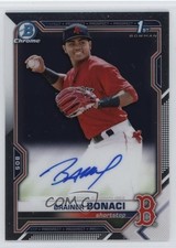 2021 Bowman Chrome Prospects Auto Brainer Bonaci #CPA-BB Auto 1dl2