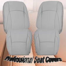 LA15 For 2007-2012 Lexus ES350 Front Bottom & Top Perforated Seat Cover Gray