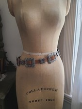 Vintage Brighton Concho Belt, S