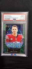 2023 Panini Select #NI-BPU Brock Purdy Neon Icons green /5 psa 10