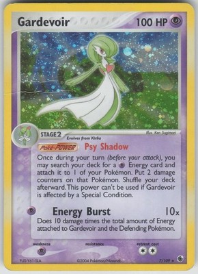Pokemon TCG Gardevoir Holo Rare Ruby and Sapphire 7/109