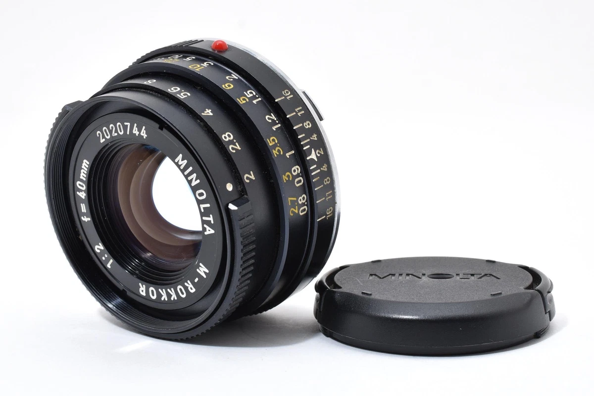 Minolta M Rokkor 40mm F2 for sale - eBay