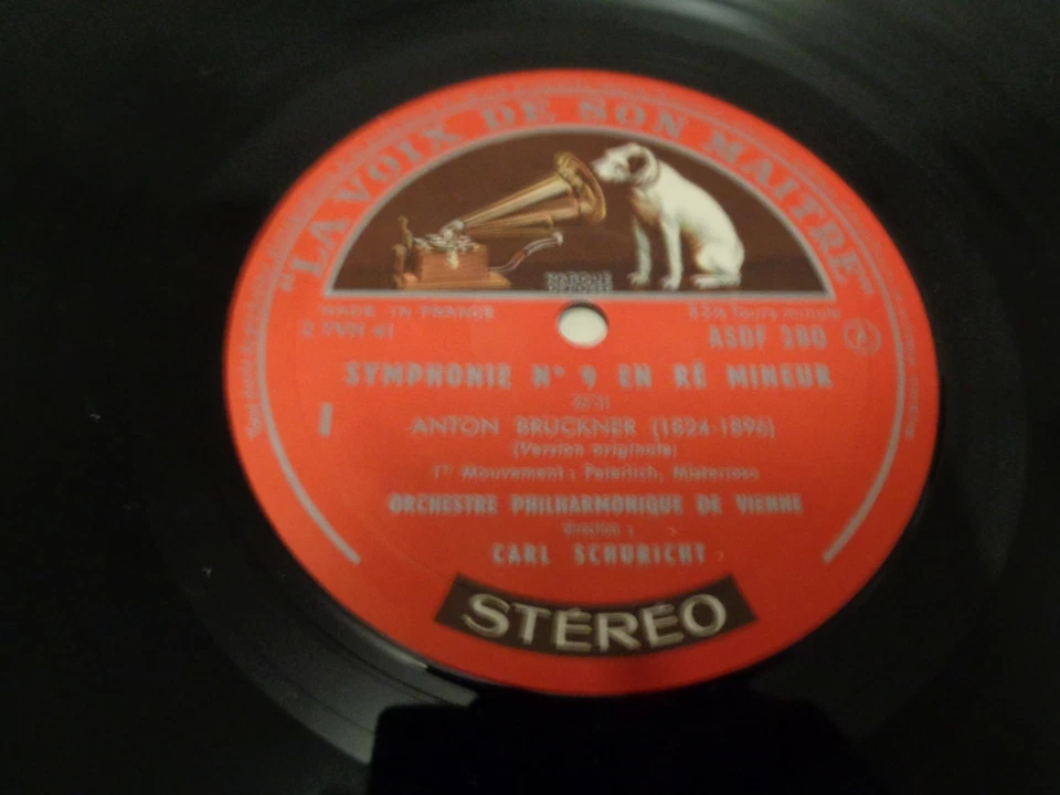 LP BRUCKNER - SCHURICHT / SYMPHONIE N° 9 / VDSM STEREO ASDF 280 FRENCH PR RARE - Image 4 of 4