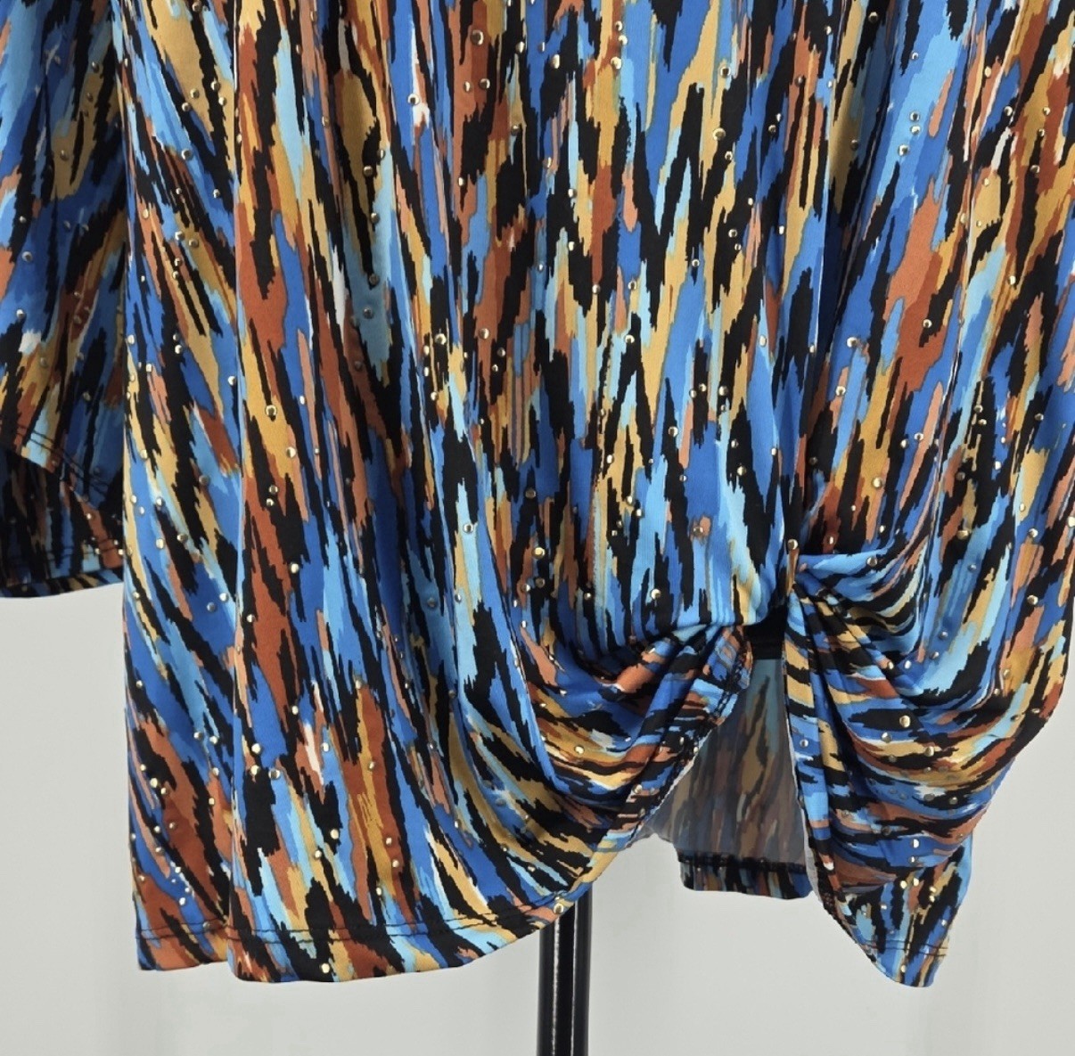 Ruby Road Women's Asymmetrical Abstract Print Top… - image 5