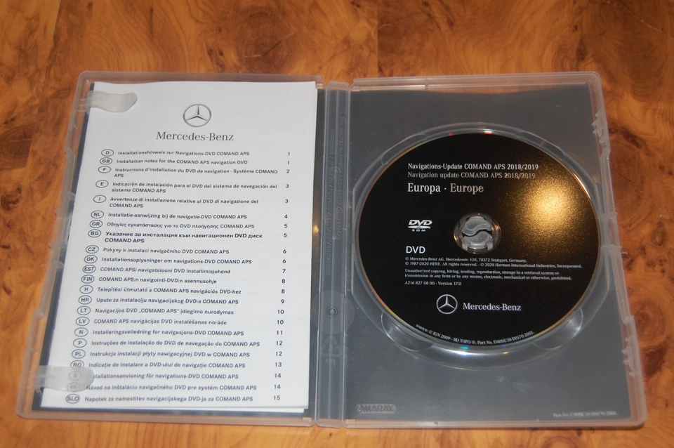 Original Mercedes-Benz Navigations-Update DVD COMAND APS 2018/2019 Final Version - Bild 3 von 4