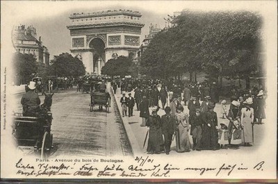 Paris Avenue du Bois de Bologne