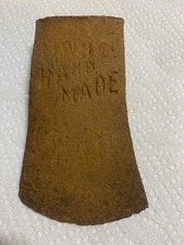 M.W.H. Co Marshall Wells Hardware Hand Made Single Bit Axe (Cracked)