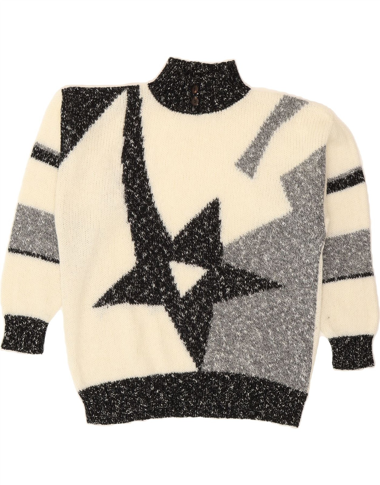 YESSICA Womens Turtle Neck Jumper Sweater EU 38 Medium Off White DG27