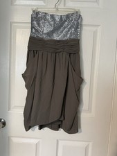 Alice + Olivia Olive Strapples Mini Dress Size XS (has A Litle Stain)