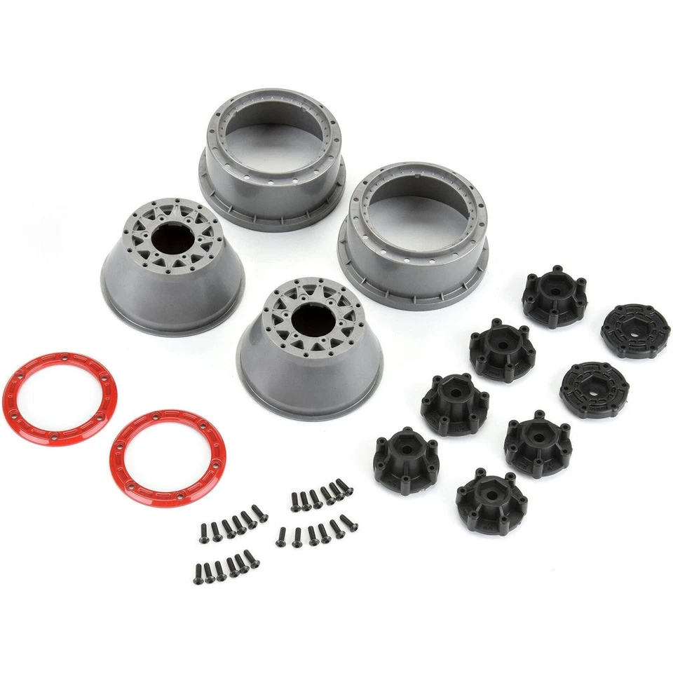 Pro-Line 281105 1/10 Raid Bead-Loc F/R 2.2/3.0 SC 2 Red/Grey - Image 3 of 3