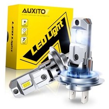 H7 Bulbs, 900 h7ll LED Super Bright, Mini Size, Plug N Play, Long H7 with Fan