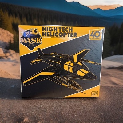 M.A.S.K High Tech Helicopter The Loyal Subjects MASK 40th Anniversary Black GOLD
