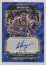 2022-23 Panini Prizm Draft Picks Blue Ice 72/75 Johnny Juzang #DP-JUZ Auto y8h