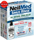 NeilMed Sinus Rinse Kit Complete Nasal Wash Congestion Allergy Relief Cleanser