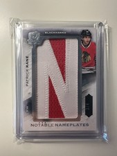 2015-16 Upper Deck The Cup Notable Nameplates Patrick Kane /4 #NN-PK Blackhawks