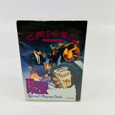 1991 Joe Camel Cigarettes THE HARD PACK Sealed Deck of Playing Cards
