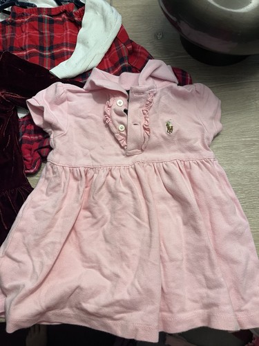 Lot Bundle of Baby Girls Clothes 7 Pieces FALL/WINTER Size 6-12 MO - Gently Used