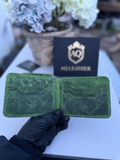 AQ LEATHER, Pure Handmade Leather Wallet.