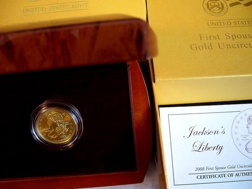 U. S. GOLD SPOUSE - Jackson's Liberty - UNCIRCULATED