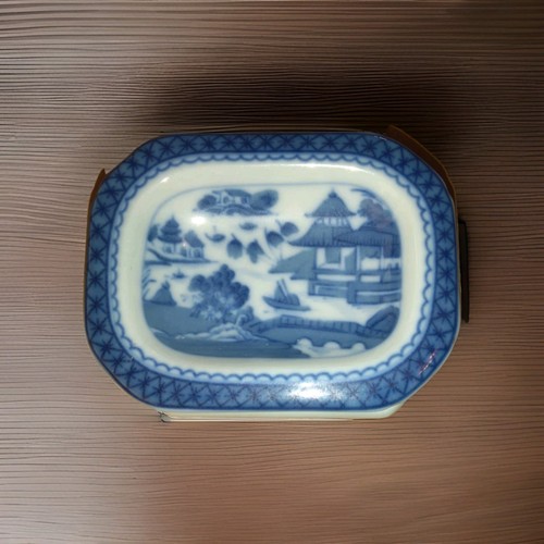 Canton Master Salt Dip By Mottahedeh Vista Alegre Portugal Historic... - Picture 10 of 16