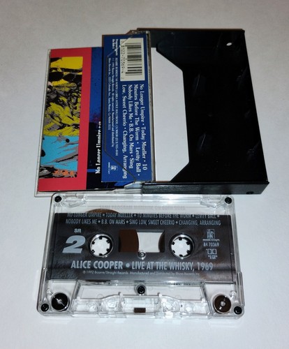 Alice Cooper Live at The Whiskey a-go-go 1969 Audio Cassette Tape 1992 R4 70369 - Picture 4 of 6