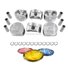 Pistons And Rings Fit 2008-2011 Honda Accord 3.5L V6 SOHC 24v