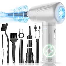 11-in-1 Compressed Air Duster, 3-Gear Adjustable 120000 RPM Electric Air Dust...
