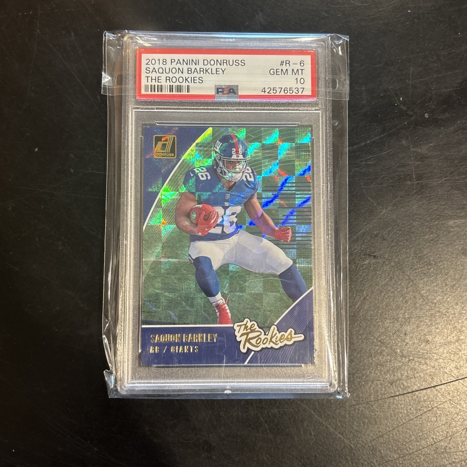 Saquon Barkley Panini Donruss the Rookies #R6 Base