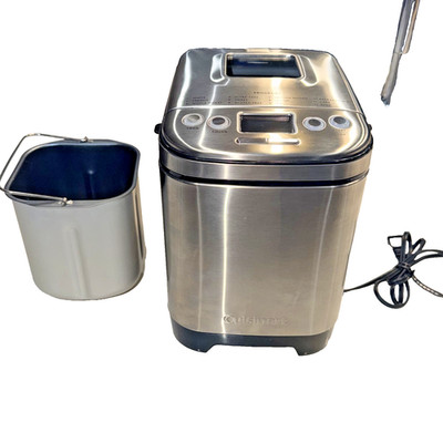 Cuisinart CBK-110 Compact Automatic Bread Maker Stainless Steel 2-Lb w/ Manual
